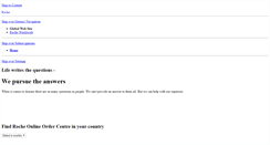 Desktop Screenshot of ebiz.roche.com